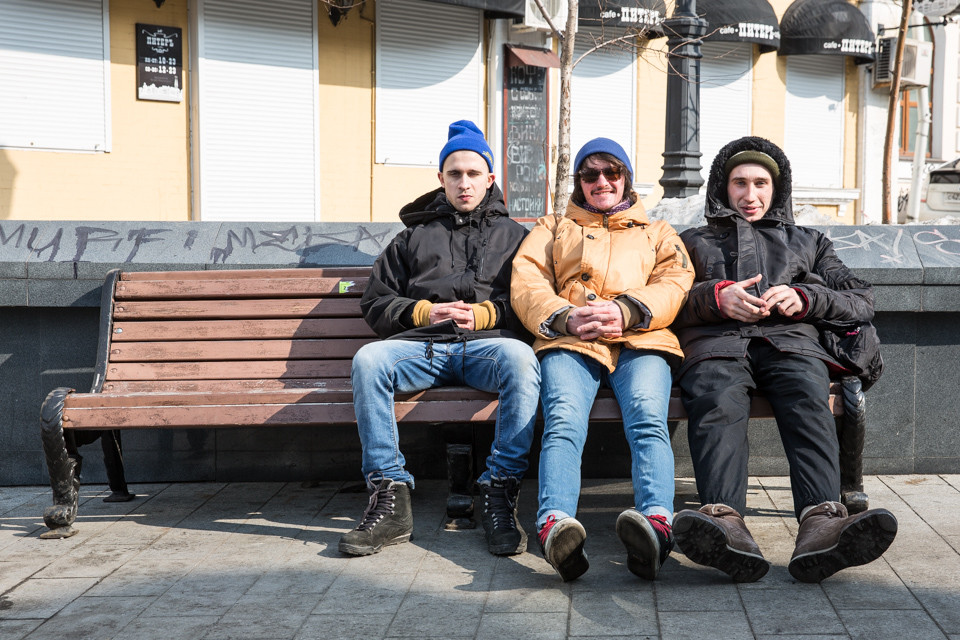 Musicians Chillin’ in Vladivostok