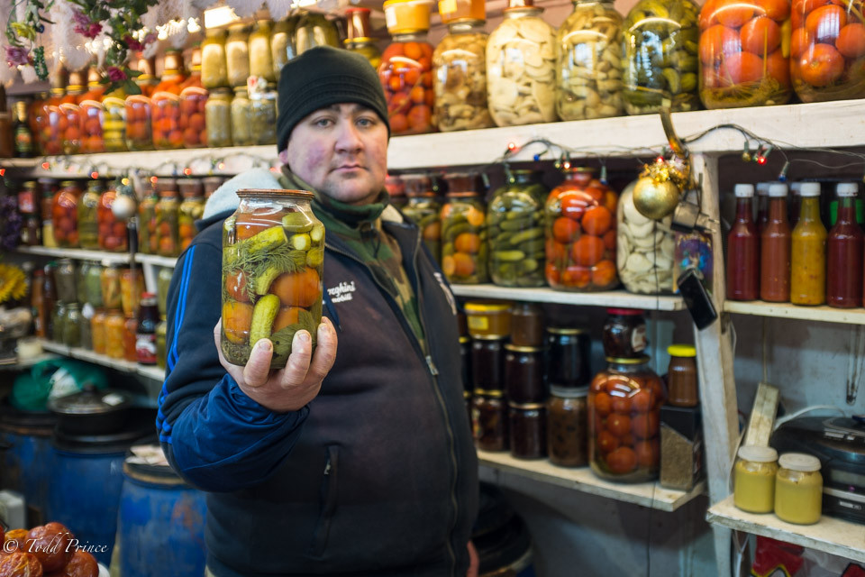 Uzbek Vegetable Seller