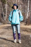 Irina was walking around Lake Baikal with her parents on Easter Sunday.
