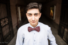 Kazbek, 18, comes from a family of teachers.