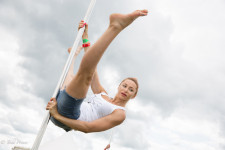 Snezhana, 40, opened her own pole dancing school in September, 2014.