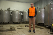 Dima at his beer making facility on the outskirts of Kazan.