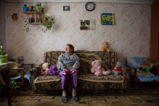 Russian village mother