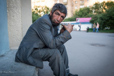 Homeless Azeri Man