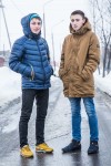 Stanislav, left, wants to become a police officer.