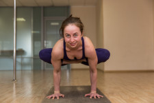 Anastasia started yoga at age 30.