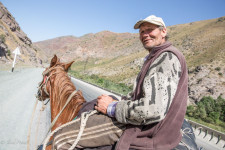 An ethnic Russian shepherd in Kyrgyzstan.
